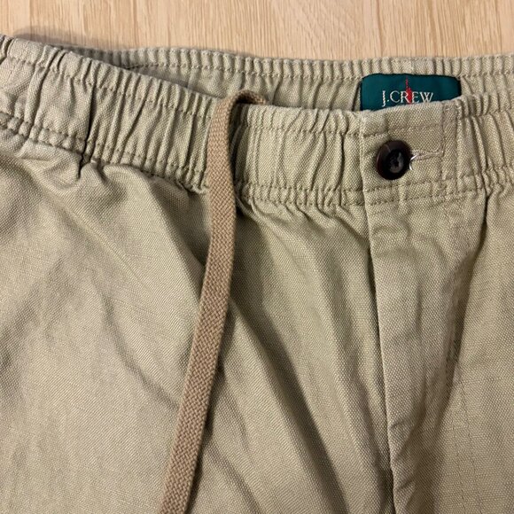 J.Crew Pier pant in cotton-linen blend canvas - Picture 1 of 3